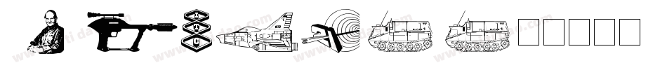 UFO nt51Silhouette字体转换